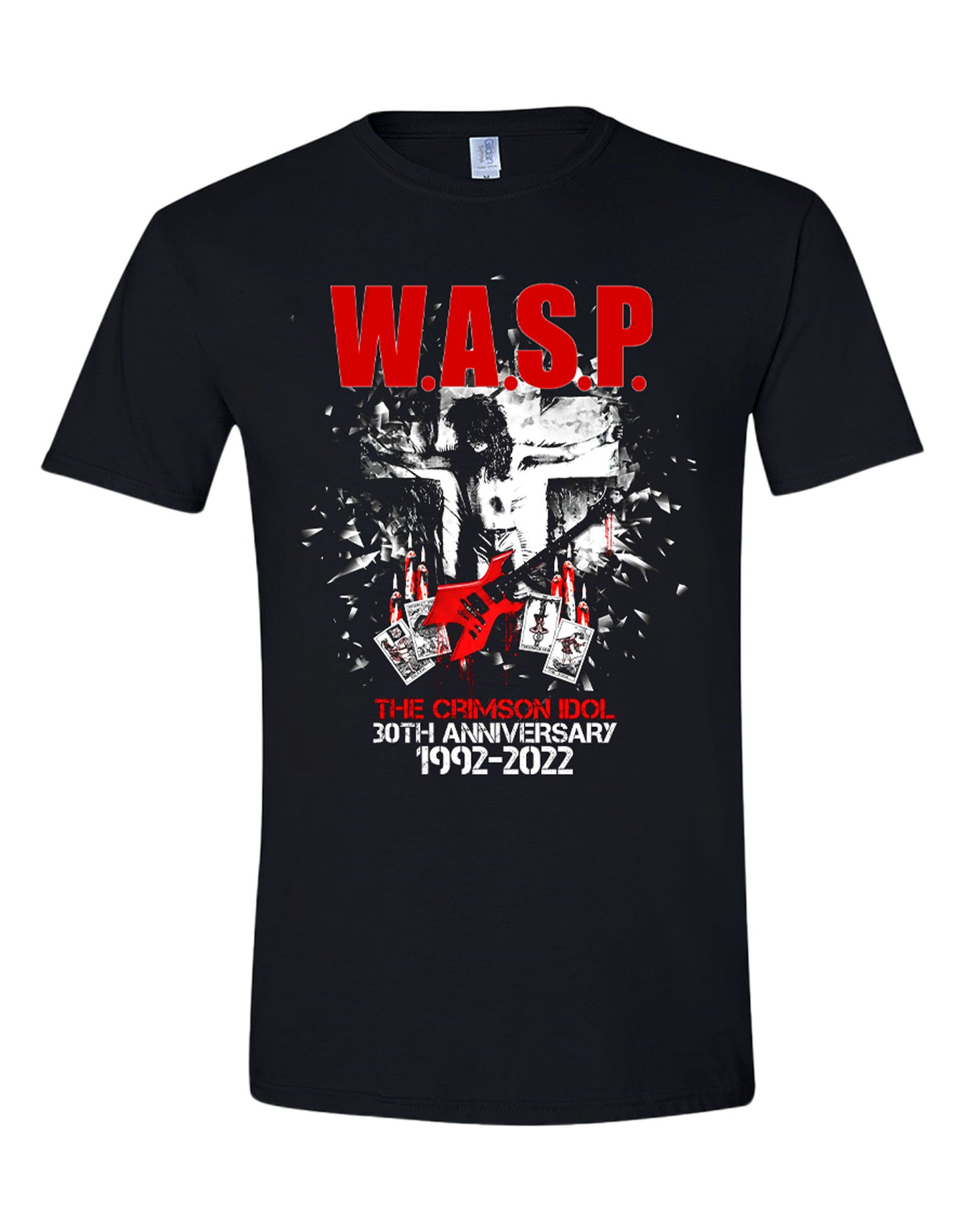 W.A.S.P. "Crimson Idol 30th" Mens Tee