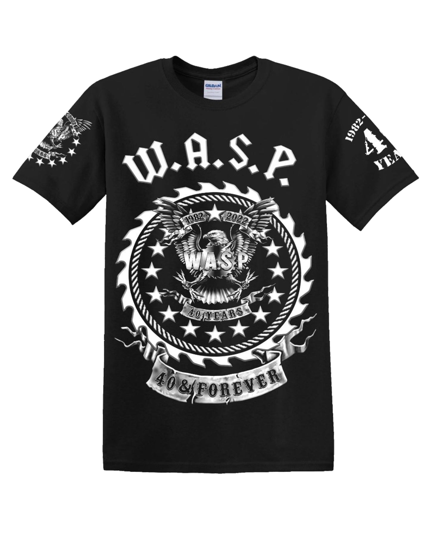 W.A.S.P. "40 & Forever" Mens Tee