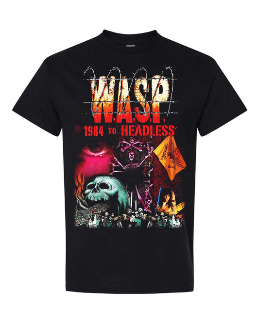 W.A.S.P. "1984 To Headless" Unisex T-Shirt Pre-Order