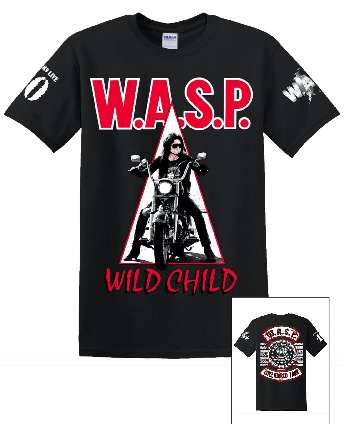 W.A.S.P.  "Wild Child" Mens Tee